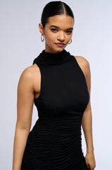 DANA BREATHABLE KNIT MIDI DRESS