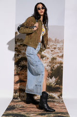 DANI FRINGE DENIM JACKET