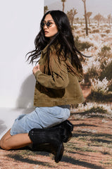 DANI FRINGE DENIM JACKET