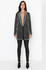 DAVINCI LONG PEARL WORK BLAZER