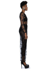 DAY BY DAY LACE JUMPSUIT WITH SKIRT SET
