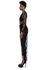 DAY BY DAY LACE JUMPSUIT WITH SKIRT SET