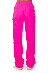 DIAMOND LACE UP TRACK PANT