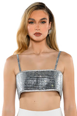 DISCO BALL MIRROR BRALETTE