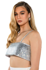 DISCO BALL MIRROR BRALETTE