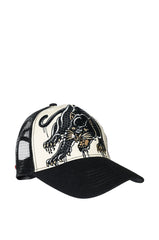 ED HARDY RHINESTONE PANTER TRUCKER HAT