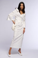 EFFIE CARGO MAXI SKIRT