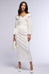 EFFIE CARGO MAXI SKIRT
