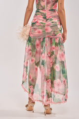 DREAMING FLORAL MAXI SKIRT