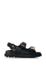 AZALEA WANG SANDIE BLACK SANDAL