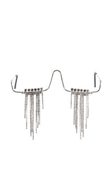 DRIP DROP EMBELLISHED EYEWEAR IN SILVER