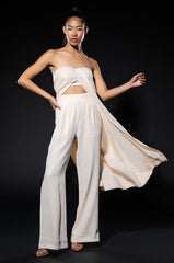 AMELIA LONG STRAPLESS TOP